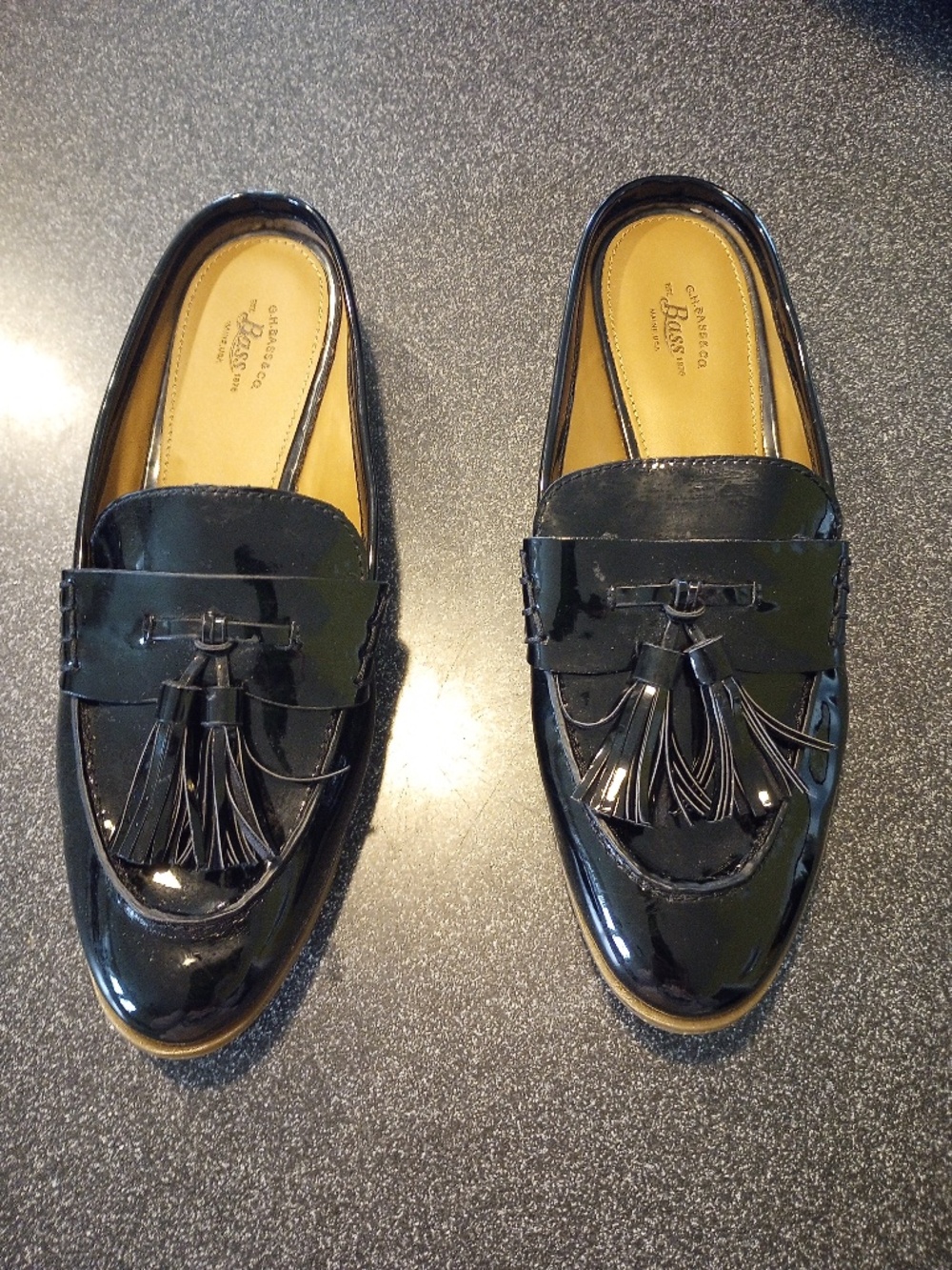 Bass Black Backless Loafers (Mules) – Size 9M – Never Worn